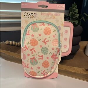 CWC Water Bottle Pouch - Pink Easter Print